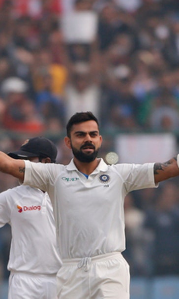 Sri Lanka reaches 131-3 vs India amid pollution drama